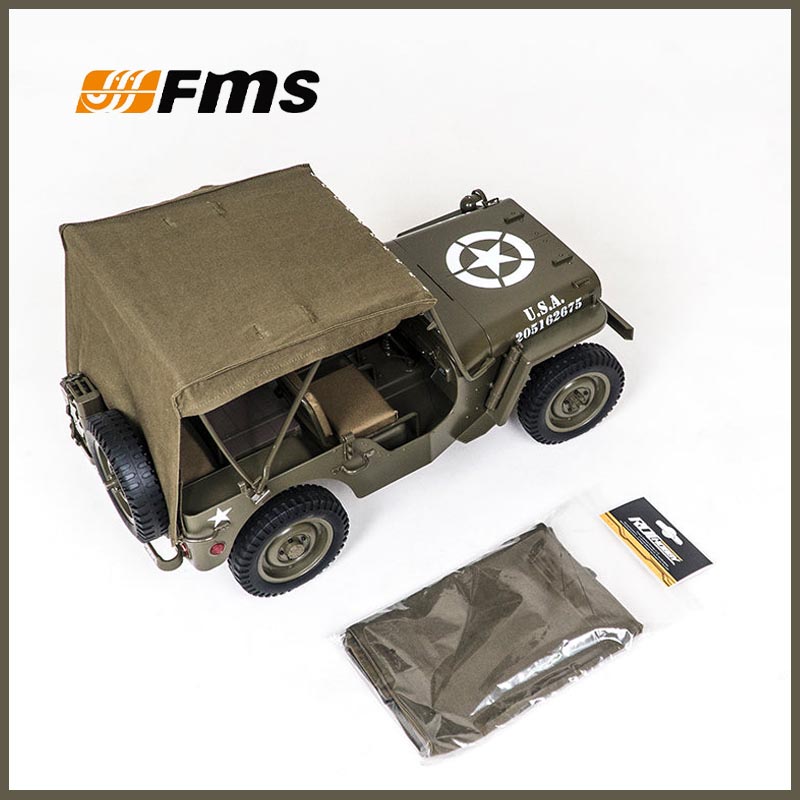 سقف قماشي FMS 1/12 C1167 لسيار - مراجعة Rc Hobby & Maskinservice I Eskilstuna وسعره